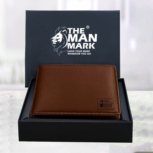 Brown Sentinel Premium Leather Wallet - 6 Card Slots, 2 Currency Pockets, RFID Protection - Perfect Gift for Birthday, Valentine's Day, Father's Day, Brother's Day, Anniversary, Rakhi, Diwali etc