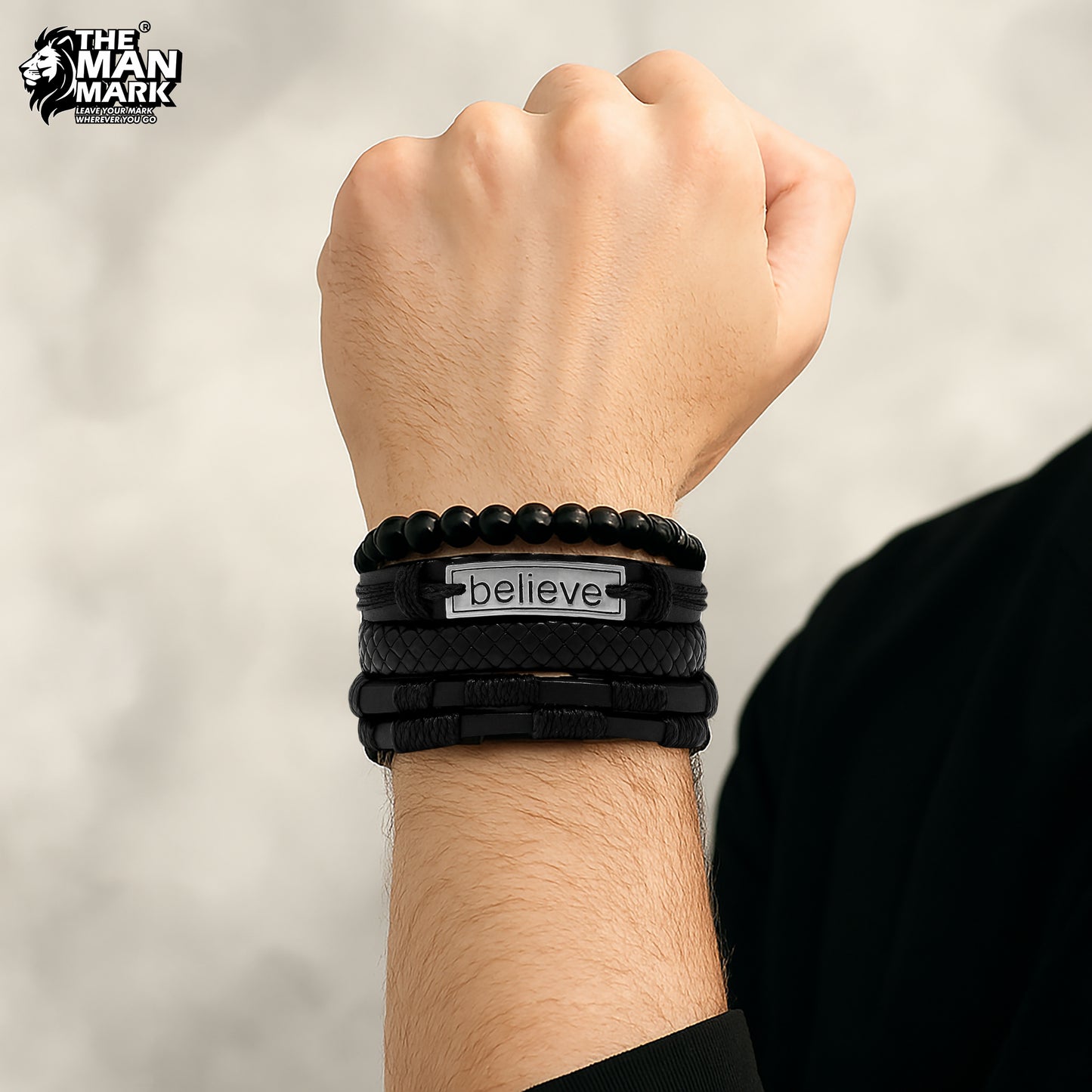 Believe Band Bracelets for Men