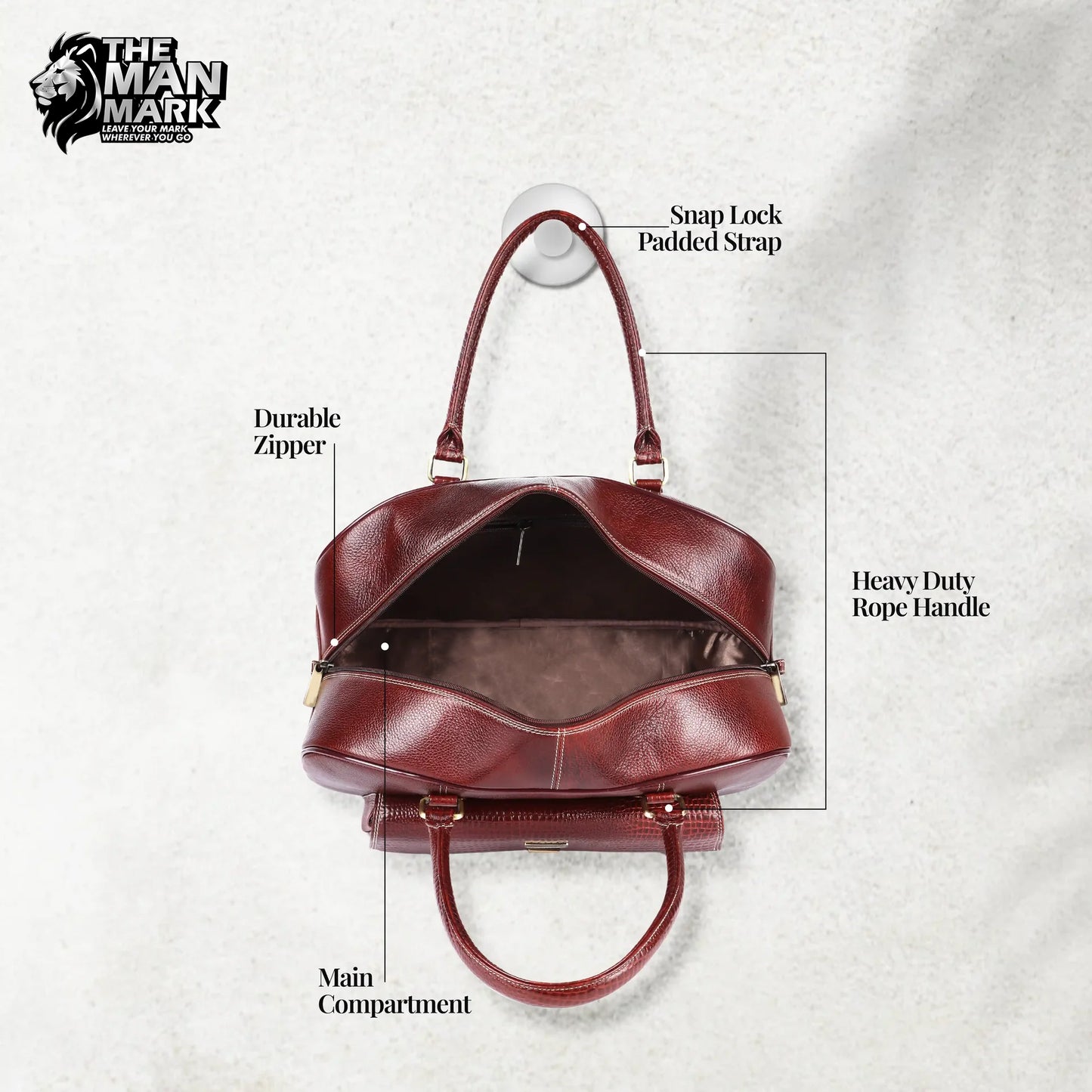 Genuine Leather Brown Travel Bag/Travel Bags for Luggage/Cabin Luggage Bags for Flight/Leather Travel Bags