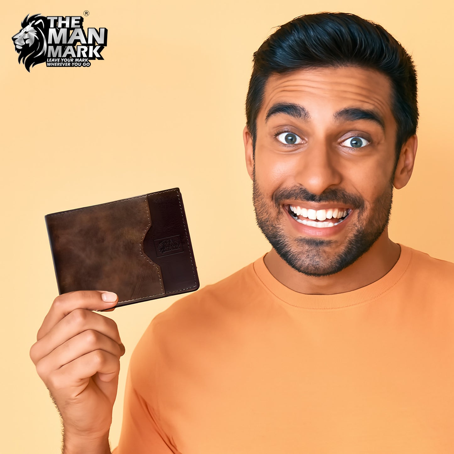 True Hold Pu Leather Wallet- 6 Card Slots, 2 Currency Pockets, 2 ID Window, RFID Protection - Perfect Gift for Birthday, Valentine's Day, Father's Day, Brother's Day, Anniversary, Rakhi, Diwali etc.