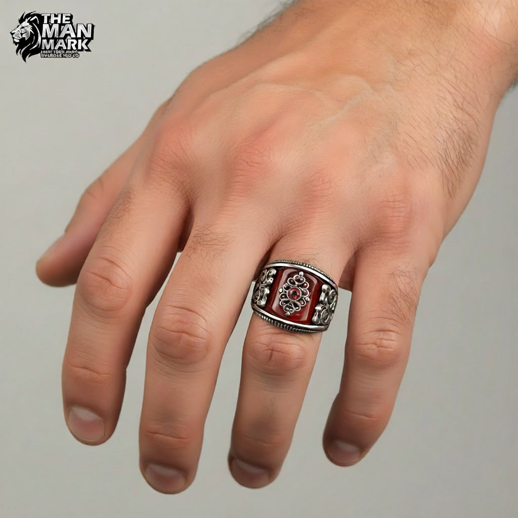 Inferno Crest Ring for Men