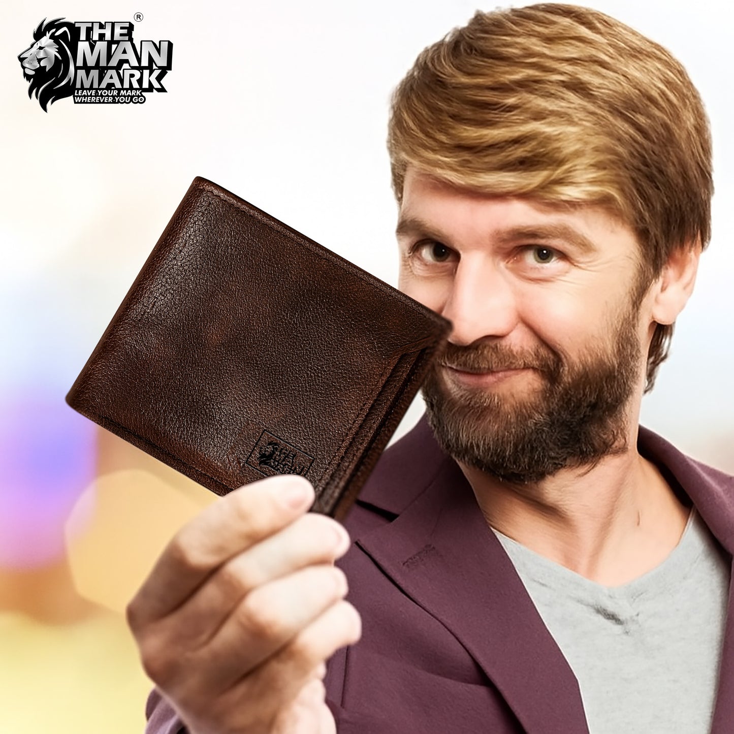 Armour Wallet With One Card Holder Pu Leather Wallet- 5 Card Slots, 2 Currency Pockets, 1 ID Window, RFID Protection - Perfect Gift for Birthday, Valentine's Day, Father's Day, Brother's Day, Anniversary, Rakhi, Diwali etc.