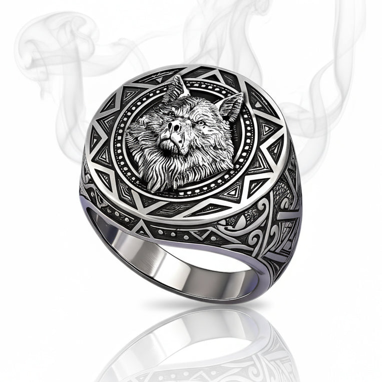 Wolfbane Crest Ring for Men