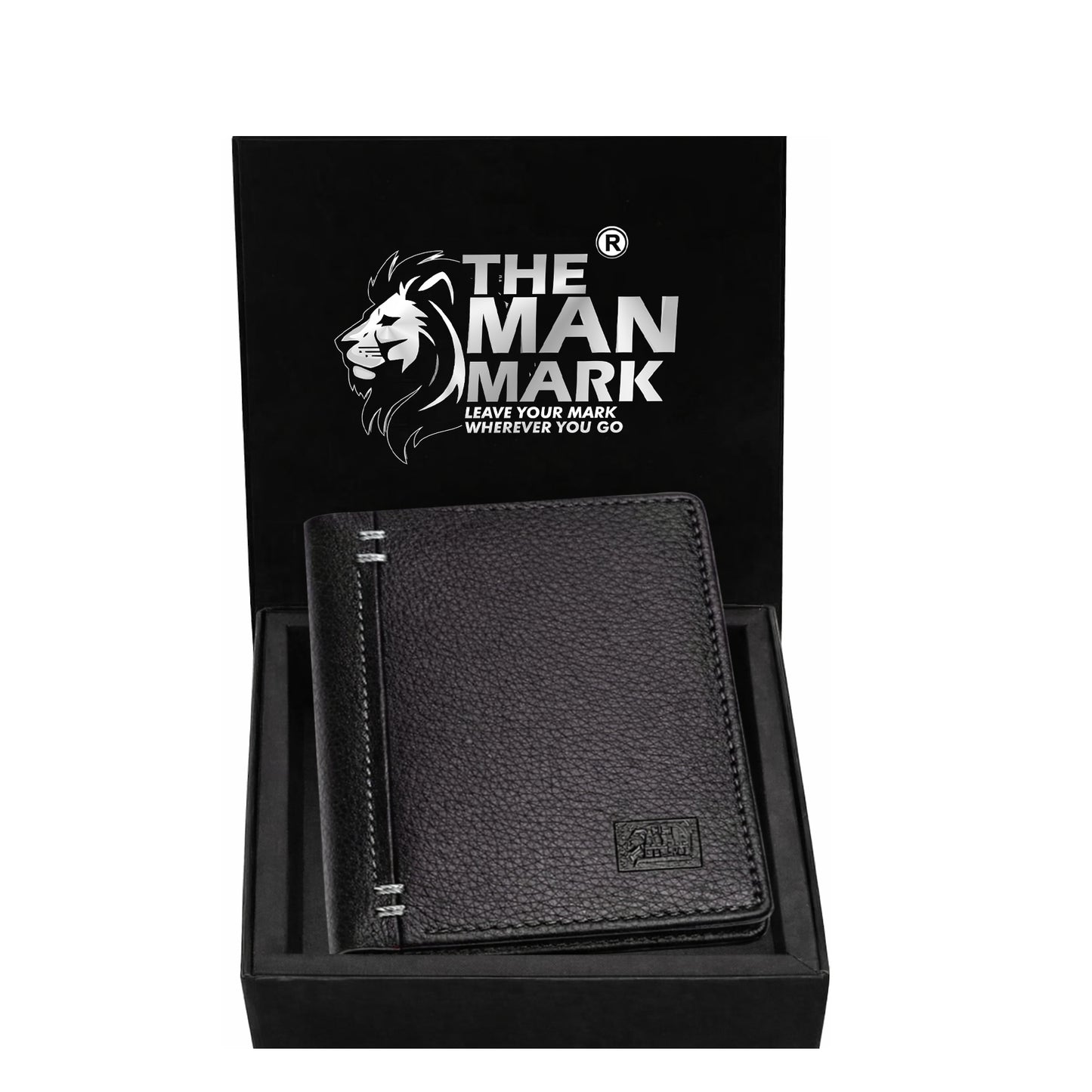Signature (Black) Premium Leather Wallet - 17 Card Slots, 2 Currency Pockets, RFID Protection - Perfect Gift for Birthday, Valentine's Day, Father's Day, Brother's Day, Anniversary, Rakhi, Diwali etc