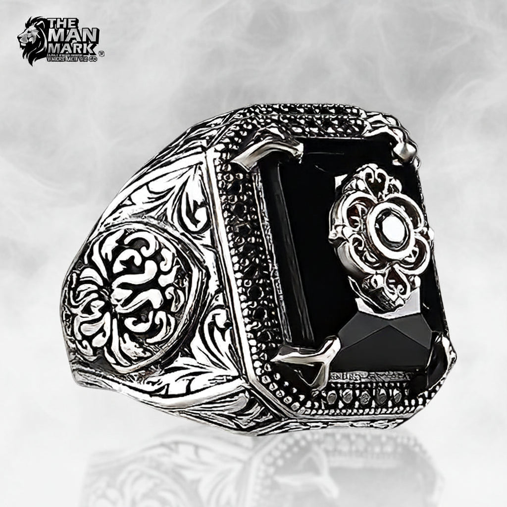 Midnight Heirloom Ring for Men