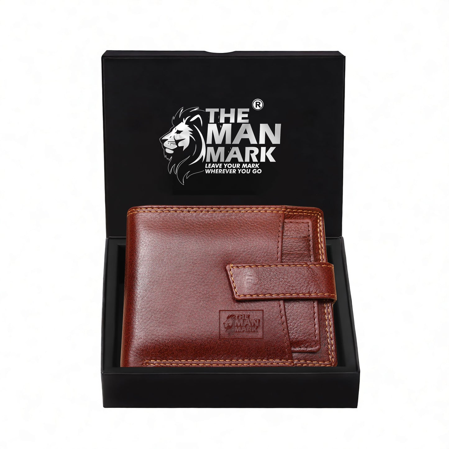 Elegant (Brown) with Extra card Holder Premium Leather Wallet - 5 Card Slots, 2 Currency Pockets, 2, ID Window, RFID Protection - Perfect Gift for Birthday, Valentine's Day, Father's Day, Brother's Day, Anniversary, Rakhi, Diwali etc