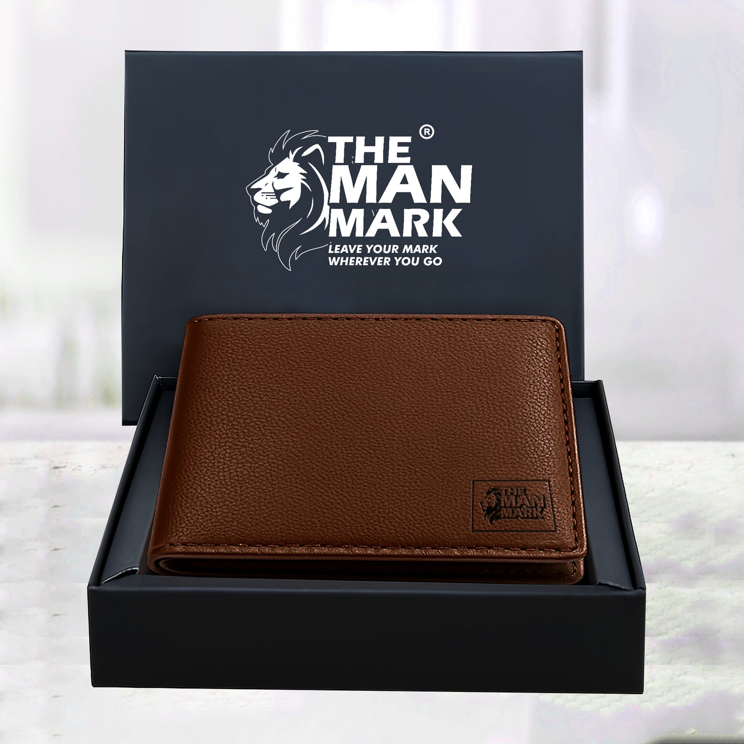 Brown Sentinel Premium Leather Wallet - 6 Card Slots, 2 Currency Pockets, RFID Protection - Perfect Gift for Birthday, Valentine's Day, Father's Day, Brother's Day, Anniversary, Rakhi, Diwali etc