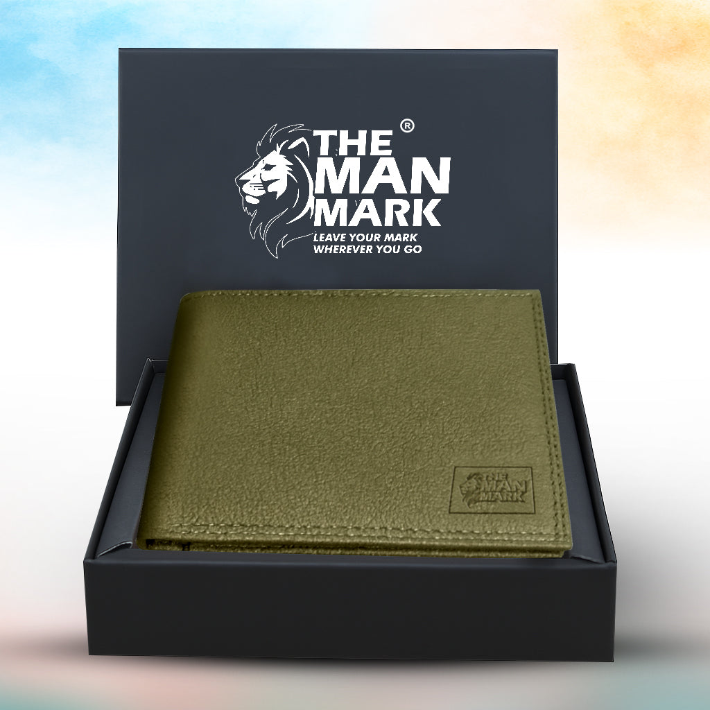 Urban Shield (Green) Pu Leather Wallet- 6 Card Slots, 2 Currency Pockets, 1 ID Window, RFID Protection - Perfect Gift for Birthday, Valentine's Day, Father's Day, Brother's Day, Anniversary, Rakhi, Diwali etc.