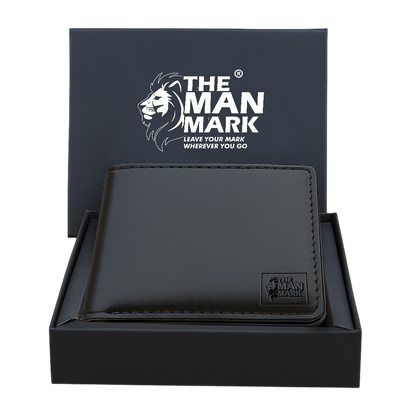 Black Sentinel Leather Wallet & Professional Edge Belt Combo for Men