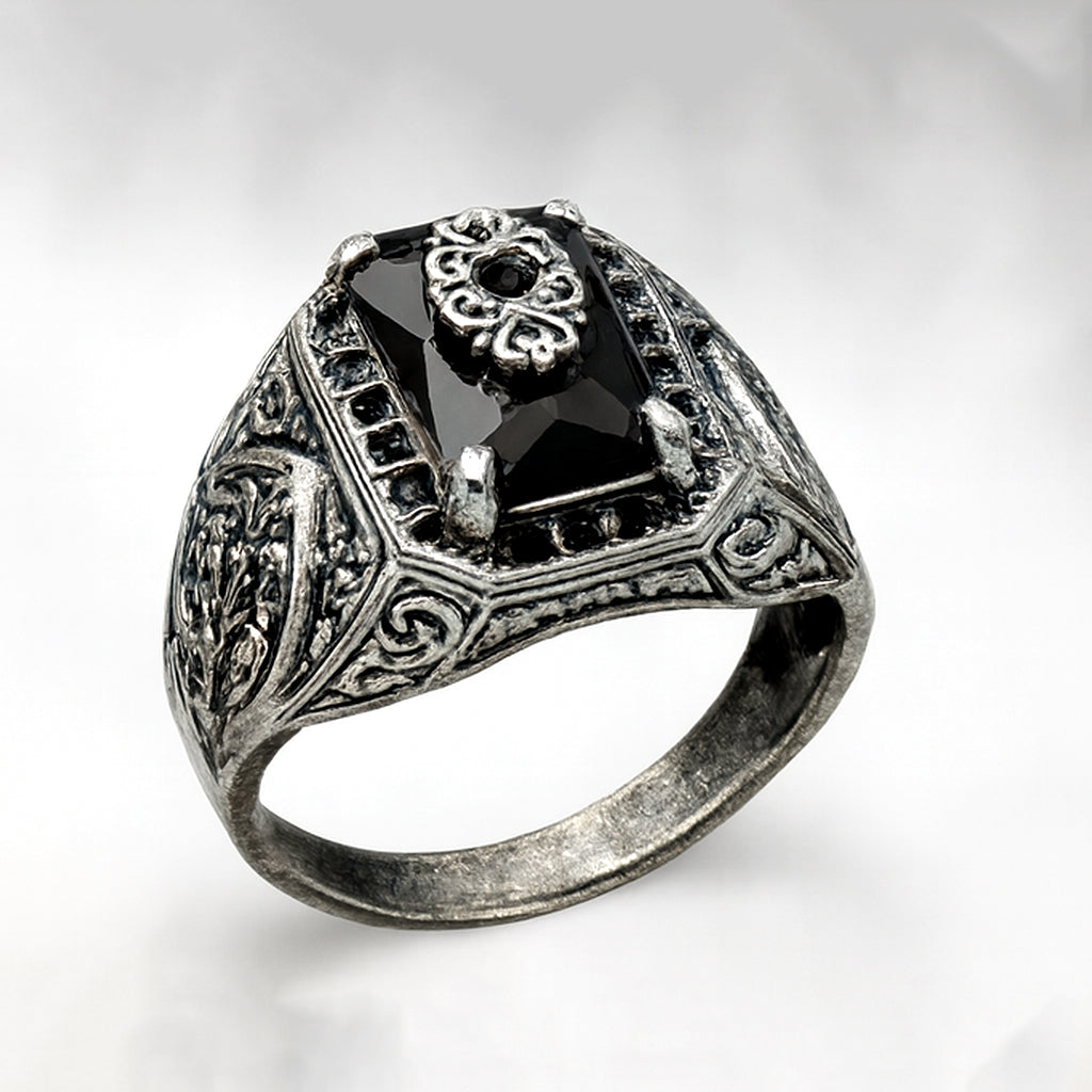 Midnight Heirloom Ring for Men