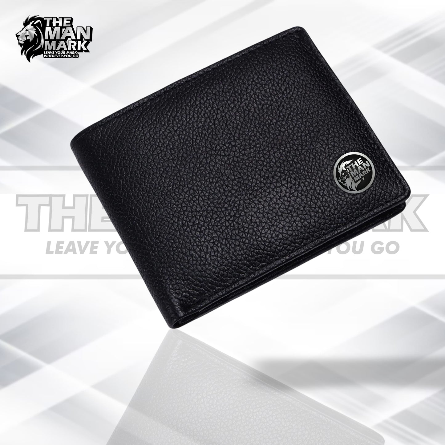 Leather Wallet for Men - RFID Protected Leather Money Bag for Men with 4 ATM Credit Debit Card Slots