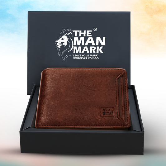 Armour Wallet With One Card Holder Pu Leather Wallet- 5 Card Slots, 2 Currency Pockets, 1 ID Window, RFID Protection - Perfect Gift for Birthday, Valentine's Day, Father's Day, Brother's Day, Anniversary, Rakhi, Diwali etc.