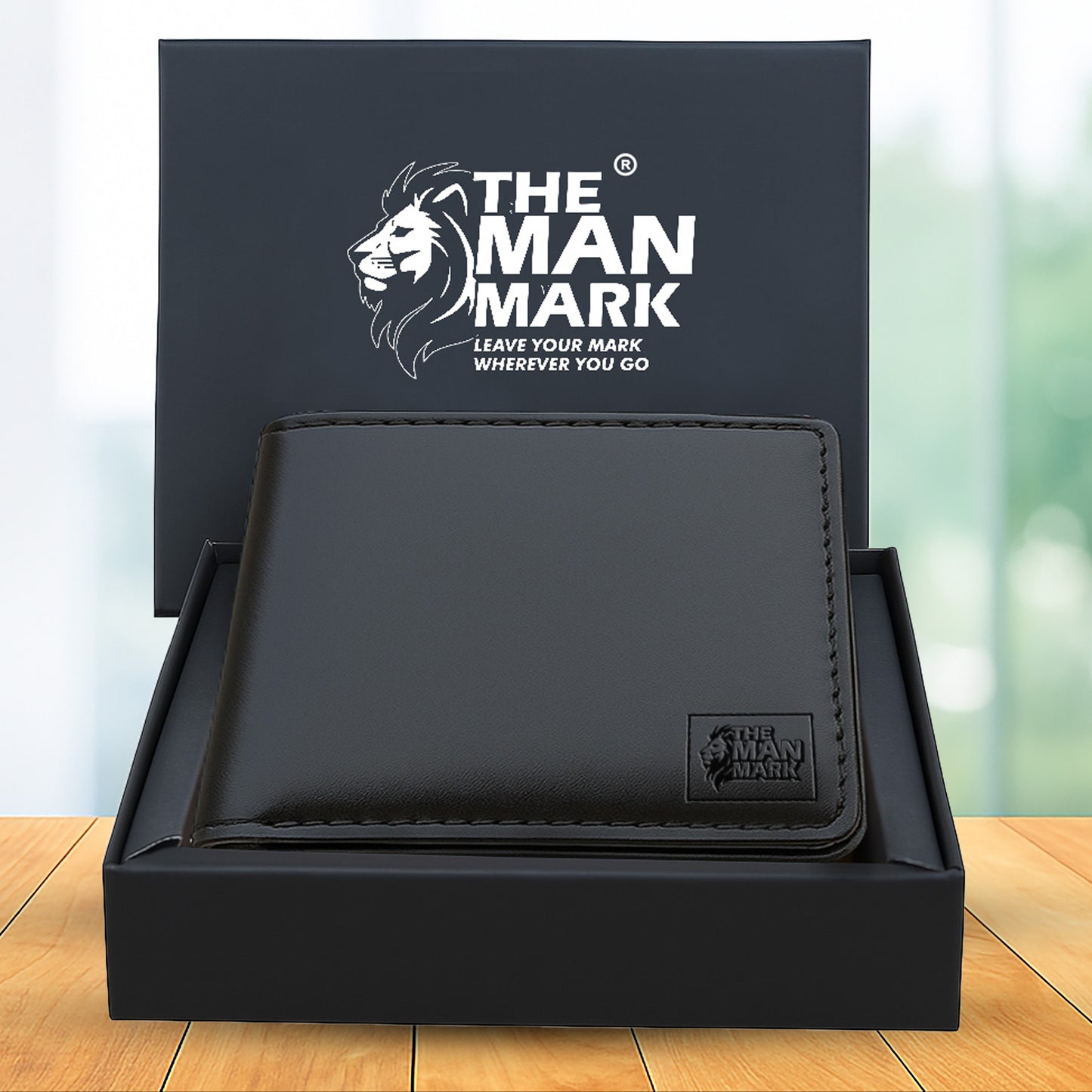 Black Sentinel Premium Leather Wallet - 6 Card Slots, 2 Currency Pockets, RFID Protection - Perfect Gift for Birthday, Valentine's Day, Father's Day, Brother's Day, Anniversary, Rakhi, Diwali etc