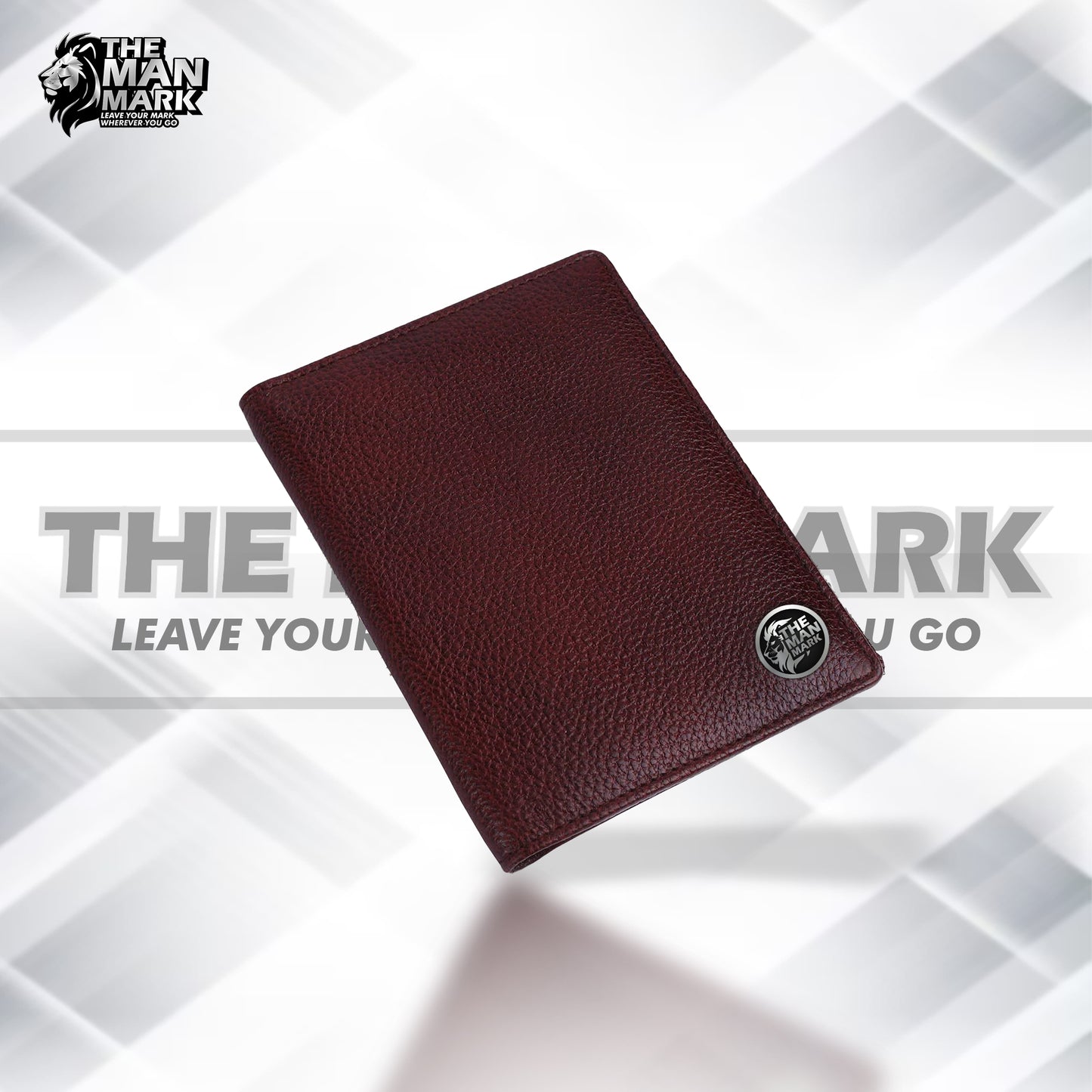 Leather Travel Passport Holder For Men And Women With Passport Slot, Card Slots, ID Card Slot - RFID Protected