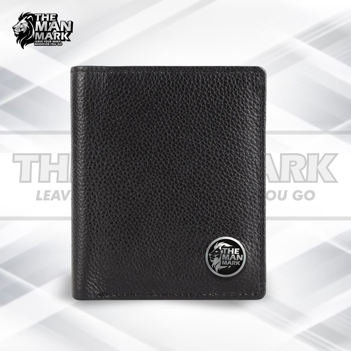 Genuine Leather Money Wallet for Men, RFID Protected - Bi-Fold