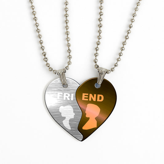 Friend 2 In 1 Pendent for Men & Women