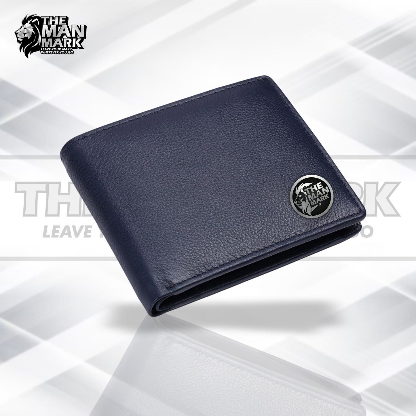 Leather Wallet for Men - RFID Protected Leather Money Bag for Men with 4 ATM Credit Debit Card Slots