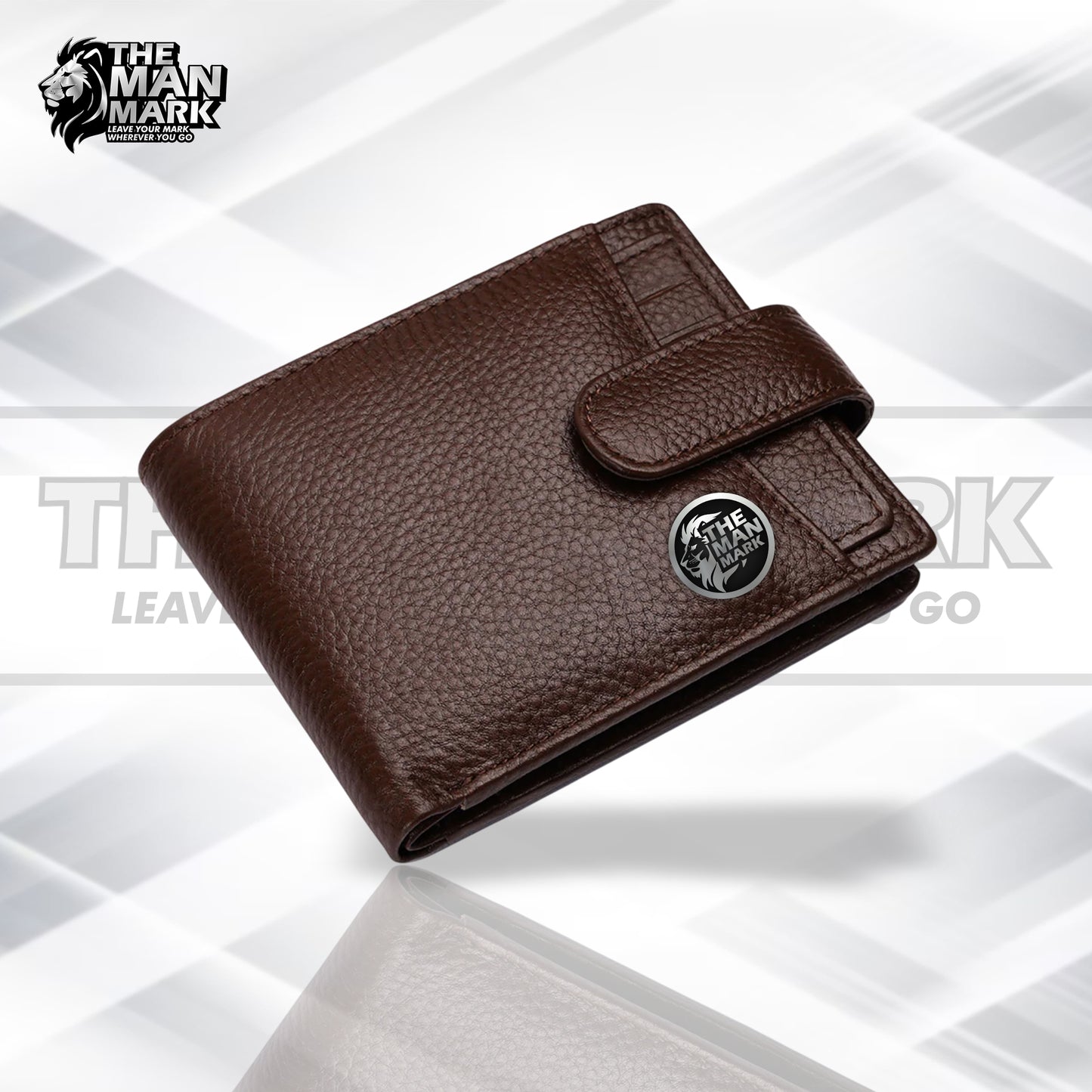 Men's Leather Wallet - 5 Card Slots, 2 Currency Pockets, RFID Protection - Perfect Gift for Valentine's, Father's Day, Birthdays