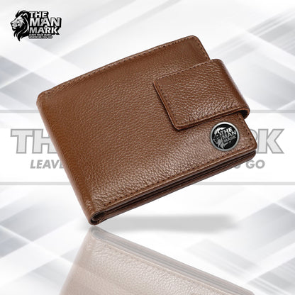 RFID Protected Genuine Leather Wallet for Mens - 7 Card Slots, Zipper Coin Pocket - Gift for Him on Any Occasion