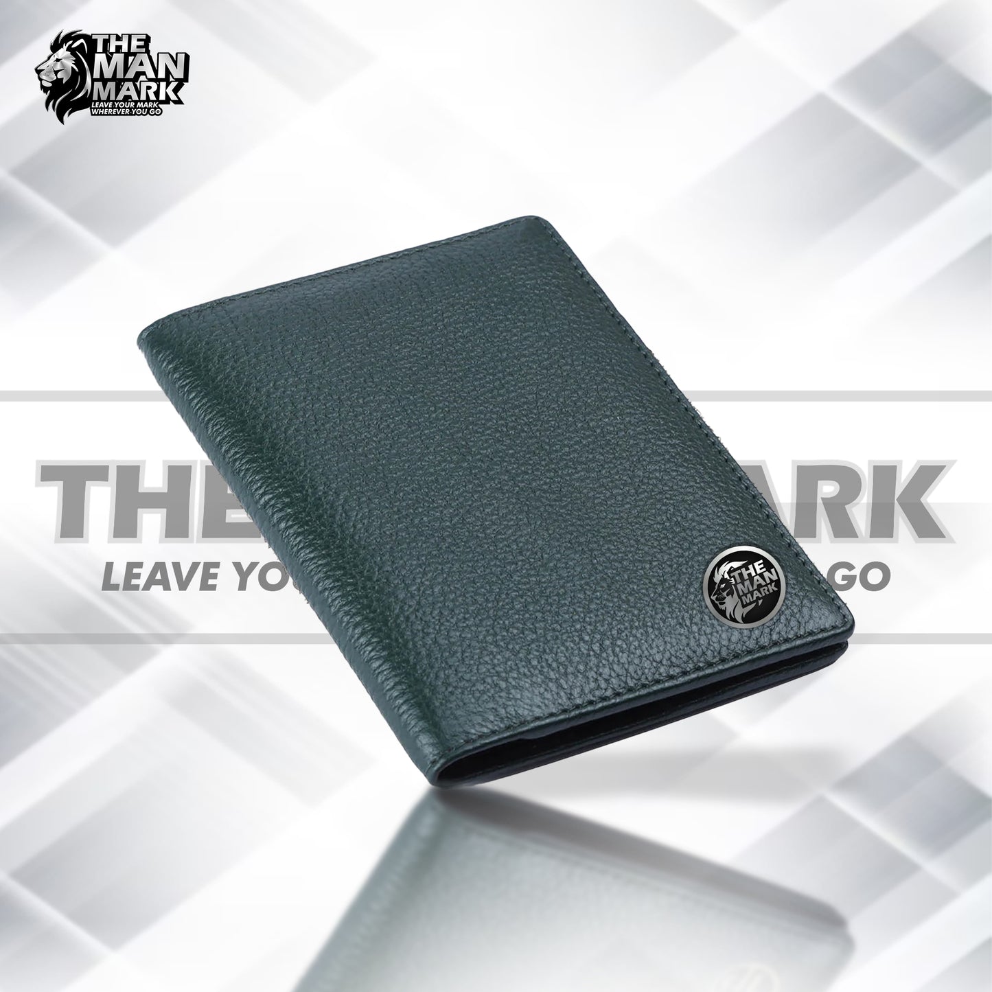 Leather Travel Passport Holder For Men And Women With Passport Slot, Card Slots, ID Card Slot - RFID Protected