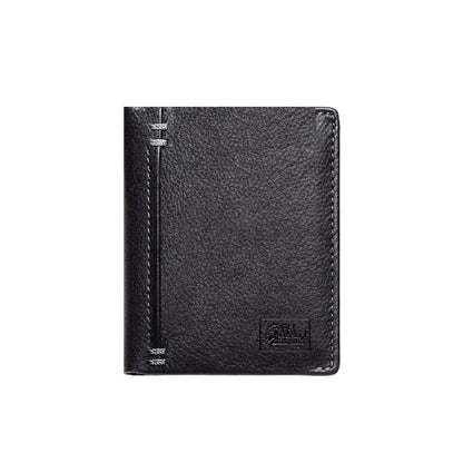 Signature (Black) Premium Leather Wallet - 17 Card Slots, 2 Currency Pockets, RFID Protection - Perfect Gift for Birthday, Valentine's Day, Father's Day, Brother's Day, Anniversary, Rakhi, Diwali etc