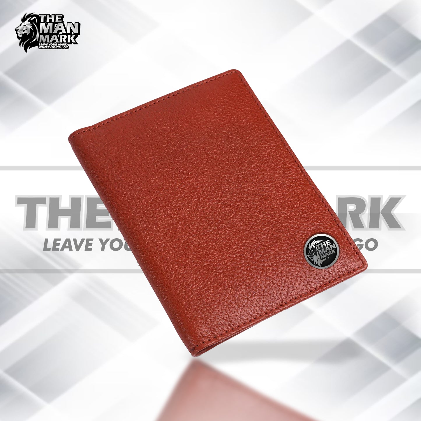 Leather Travel Passport Holder For Men And Women With Passport Slot, Card Slots, ID Card Slot - RFID Protected