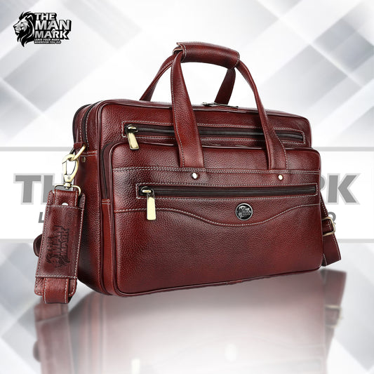 Office Laptop Bag For Men - Adjustable & Removal Strap - Multiple Compartment - Fits Upto 16" Laptop/ MacBook