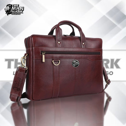 Genuine Leather Office Laptop Bags - Fits MacBook, Notebook up to 16 Inch - 1 Year Warranty