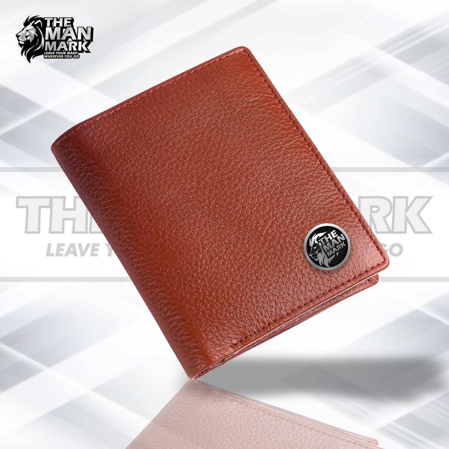 Genuine Leather Money Wallet for Men, RFID Protected - Bi-Fold