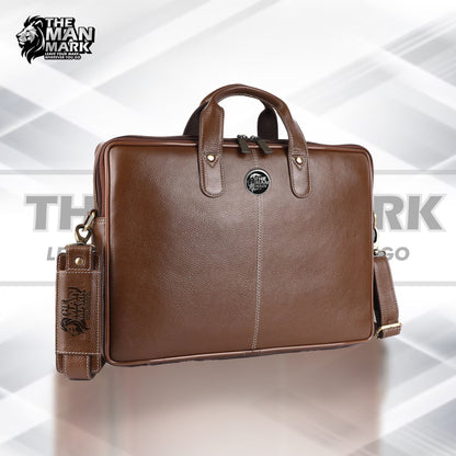 Genuine Leather Laptop Bag for Men - Office Bag - Fits Up to 14/15.6/16 Inch Laptop/MacBook