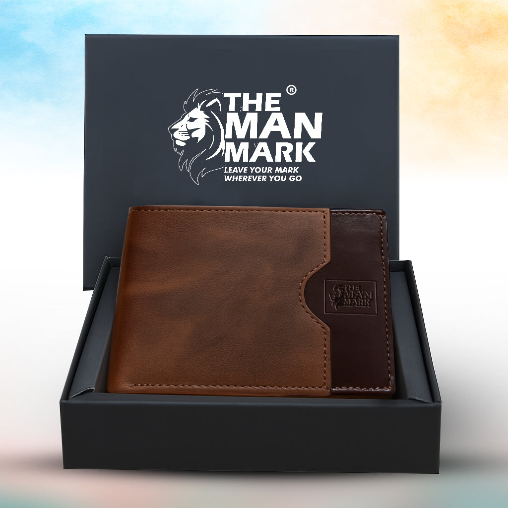 True Hold Pu Leather Wallet- 6 Card Slots, 2 Currency Pockets, 2 ID Window, RFID Protection - Perfect Gift for Birthday, Valentine's Day, Father's Day, Brother's Day, Anniversary, Rakhi, Diwali etc.
