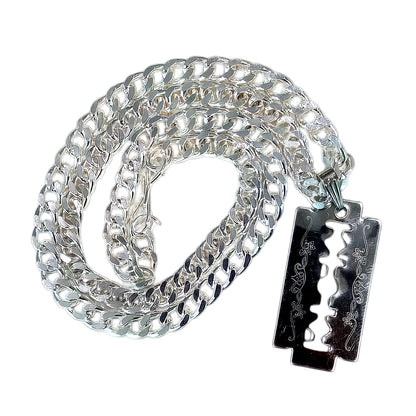 Razor Blade Pendent for Men