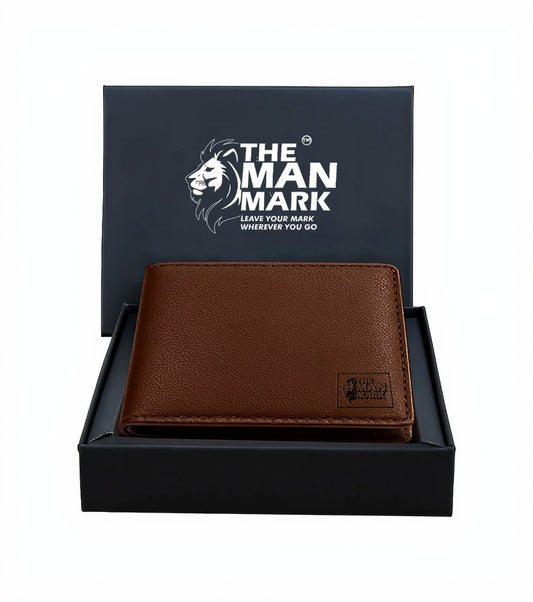 Brown Sentinel Premium Leather Wallet - 6 Card Slots, 2 Currency Pockets, RFID Protection - Perfect Gift for Birthday, Valentine's Day, Father's Day, Brother's Day, Anniversary, Rakhi, Diwali etc