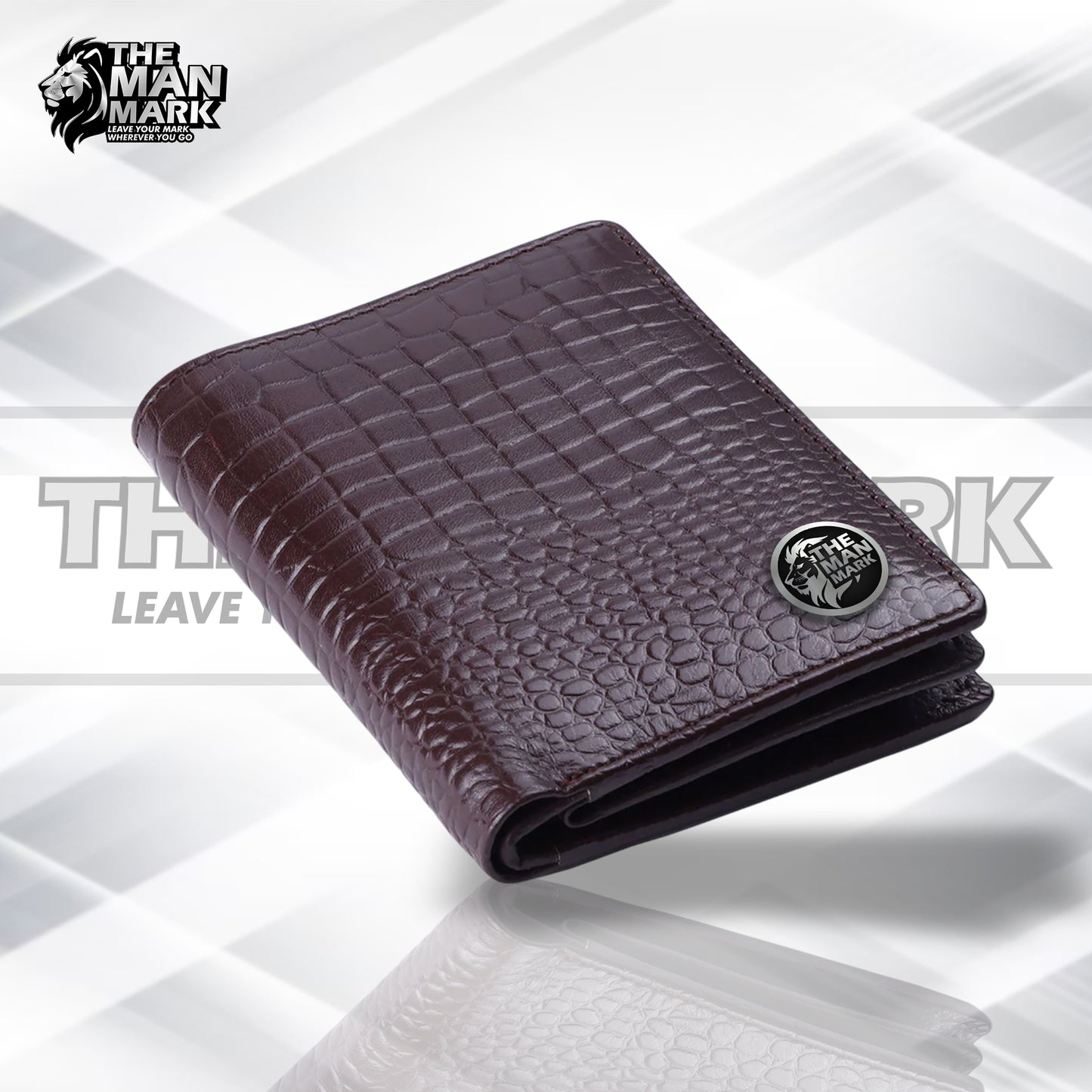 Genuine Leather Money Wallet for Men, RFID Protected - Bi-Fold