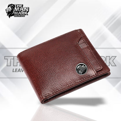 Genuine Leather Wallet for Men - RFID Protected Leather Men's Wallet with 6 ATM Credit Debit Card