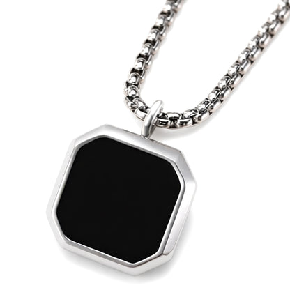 Noir Hex Pendant for Men