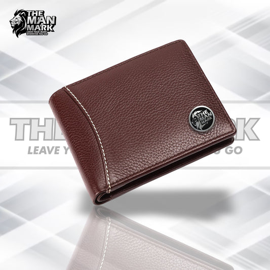 Pure Leather Wallet for Men's- RFID Protected Leather Wallet for Men with 6 ATM Card Slots