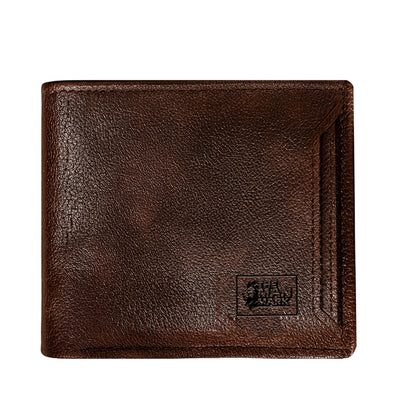 Armour Wallet With One Card Holder Pu Leather Wallet- 5 Card Slots, 2 Currency Pockets, 1 ID Window, RFID Protection - Perfect Gift for Birthday, Valentine's Day, Father's Day, Brother's Day, Anniversary, Rakhi, Diwali etc.