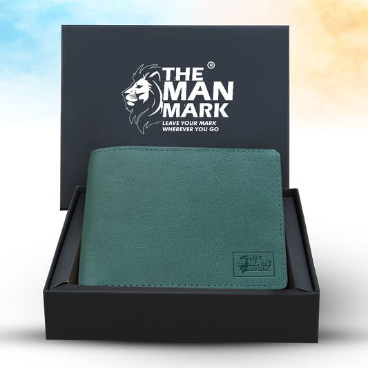 Bold Carry (Green) Pu Leather Wallet- 3 Card Slots, 2 Currency Pockets, 2 Hidden Pocket, RFID Protection - Perfect Gift for Birthday, Valentine's Day, Father's Day, Brother's Day, Anniversary, Rakhi, Diwali etc.
