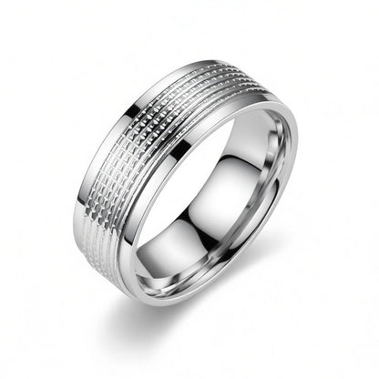 Regal Pattern Ring for Men