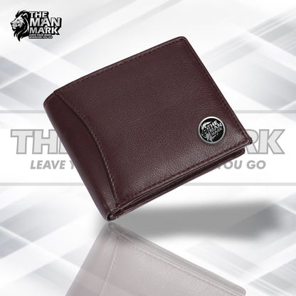 Genuine Leather Wallet for Men with 6 ATM Card Slots - RFID Protected