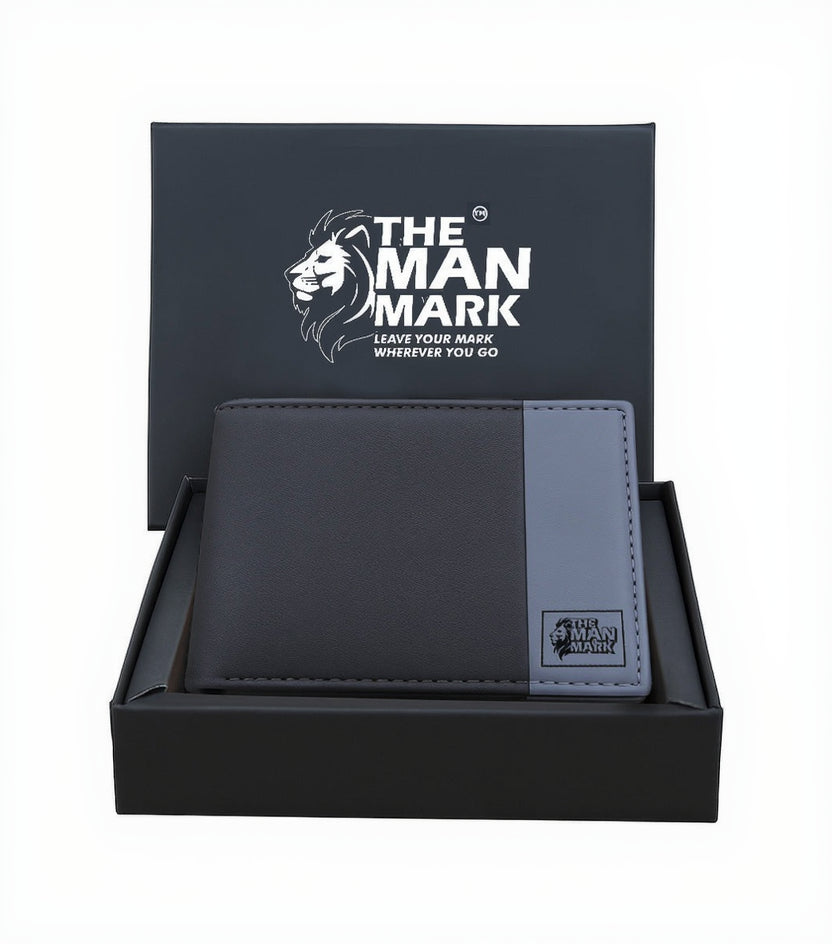 Dual Domain Premium Leather Wallet - 5 Card Slots, 2 Currency Pockets, RFID Protection - Perfect Gift for Birthday, Valentine's Day, Father's Day, Brother's Day, Anniversary, Rakhi, Diwali etc