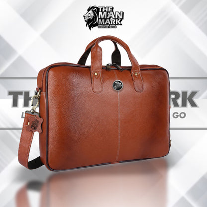 Genuine Leather Laptop Bag for Men - Office Bag - Fits Up to 14/15.6/16 Inch Laptop/MacBook