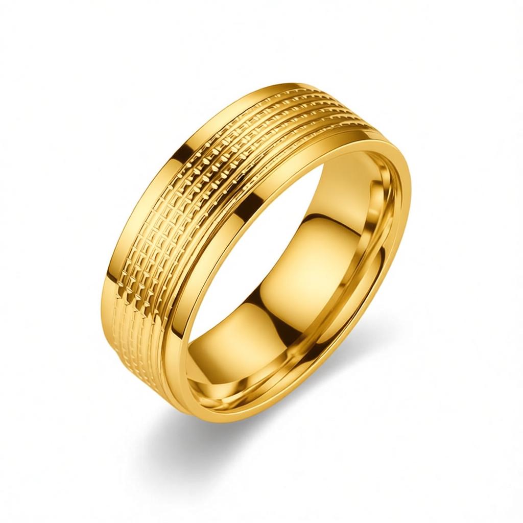 Regal Pattern Ring for Men