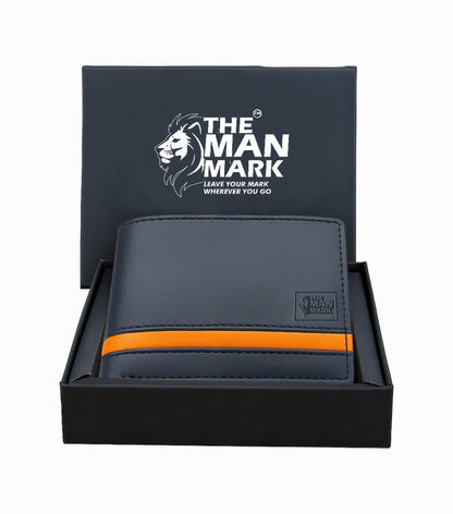 Alpha Edge Men's Premium Leather Wallet - 9 Card Slots, 2 Currency Pockets, RFID Protection - Perfect Gift for Birthday, Valentine's Day, Father's Day, Brother's Day, Anniversary, Rakhi, Diwali etc