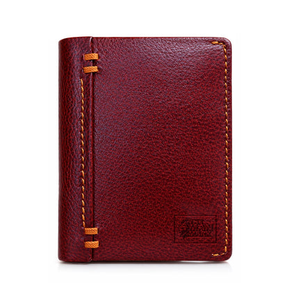 Signature (Brown) Premium Leather Wallet - 17 Card Slots, 2 Currency Pockets, RFID Protection - Perfect Gift for Birthday, Valentine's Day, Father's Day, Brother's Day, Anniversary, Rakhi, Diwali etc