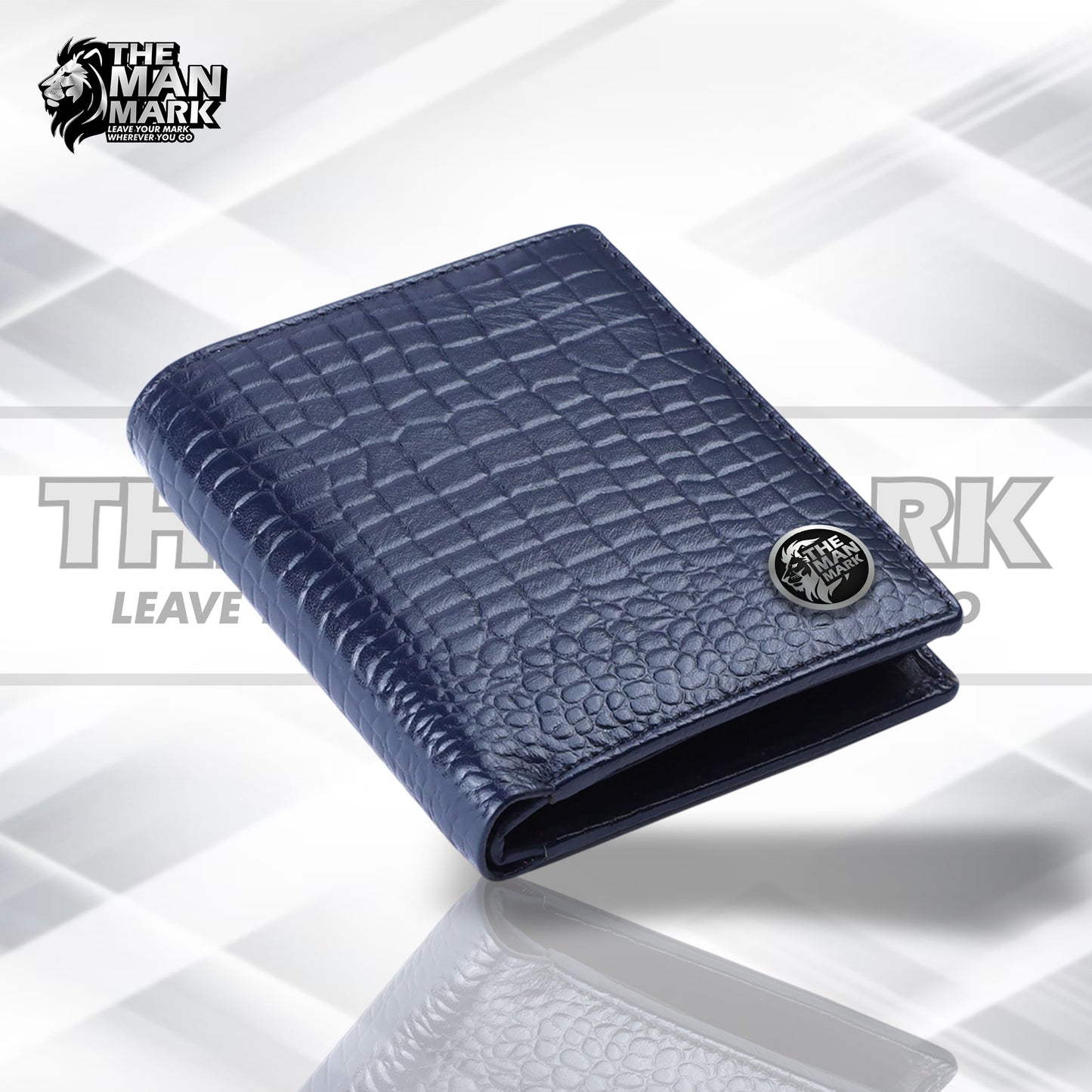 Genuine Leather Money Wallet for Men, RFID Protected - Bi-Fold