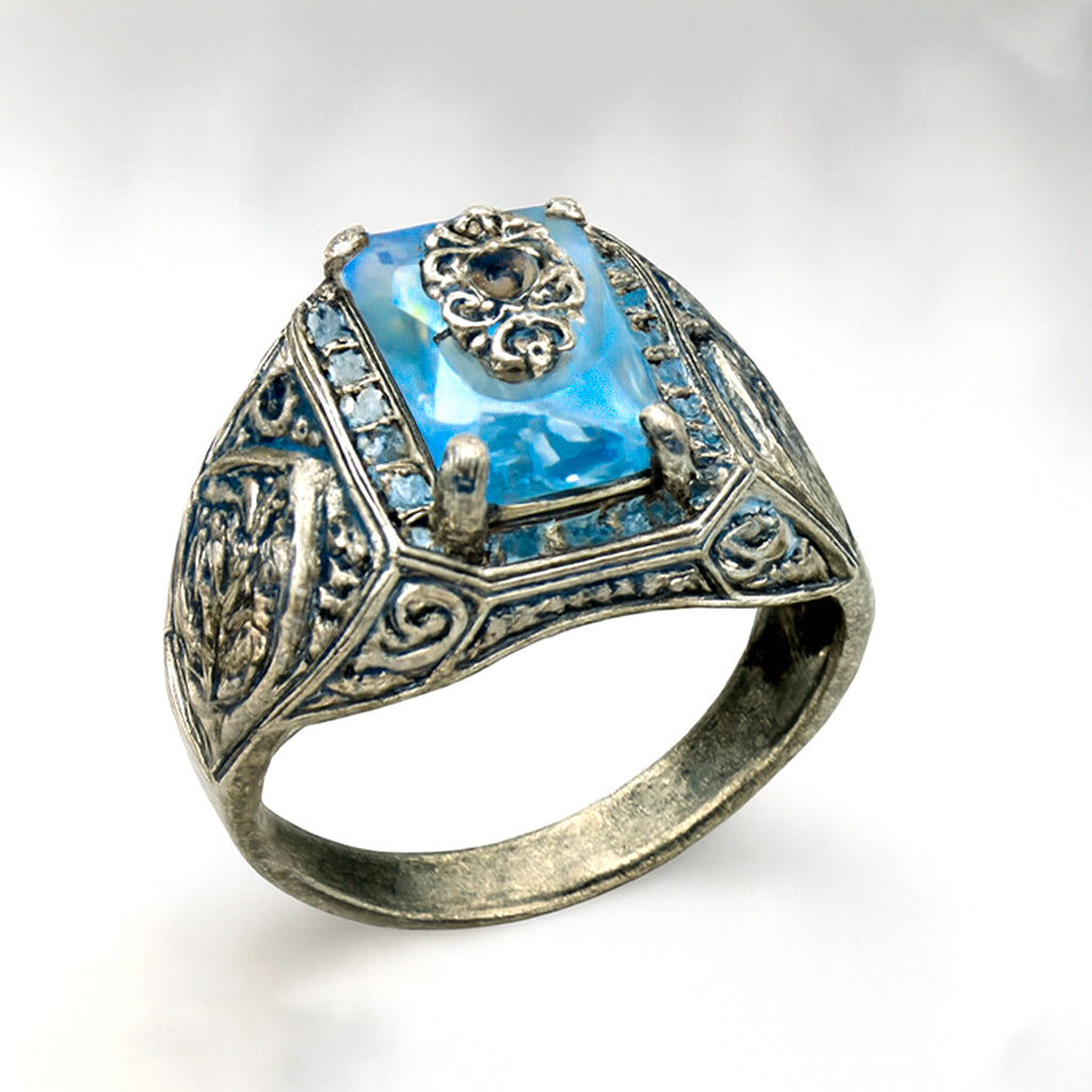Midnight Heirloom Ring for Men
