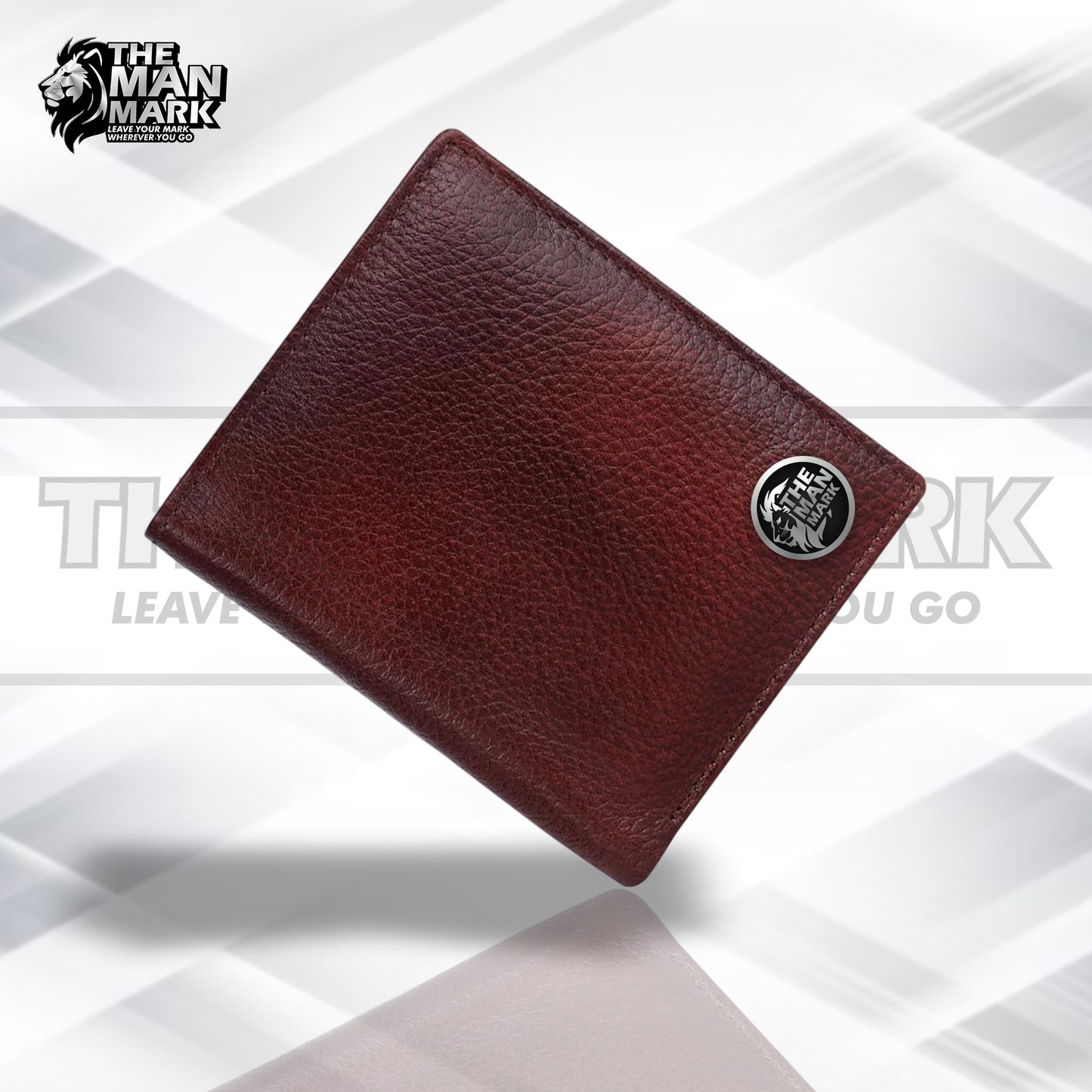 Genuine Leather Money Wallet for Men, RFID Protected - Bi-Fold