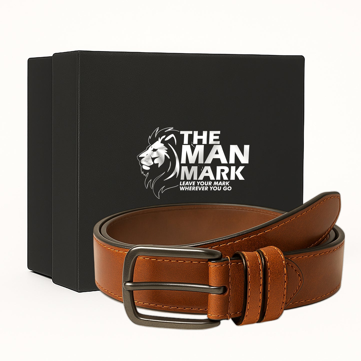 Ironhide Cognac Belt for Men